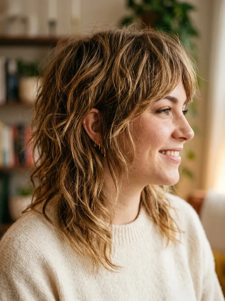 Textured Shaggy Wolf Cut