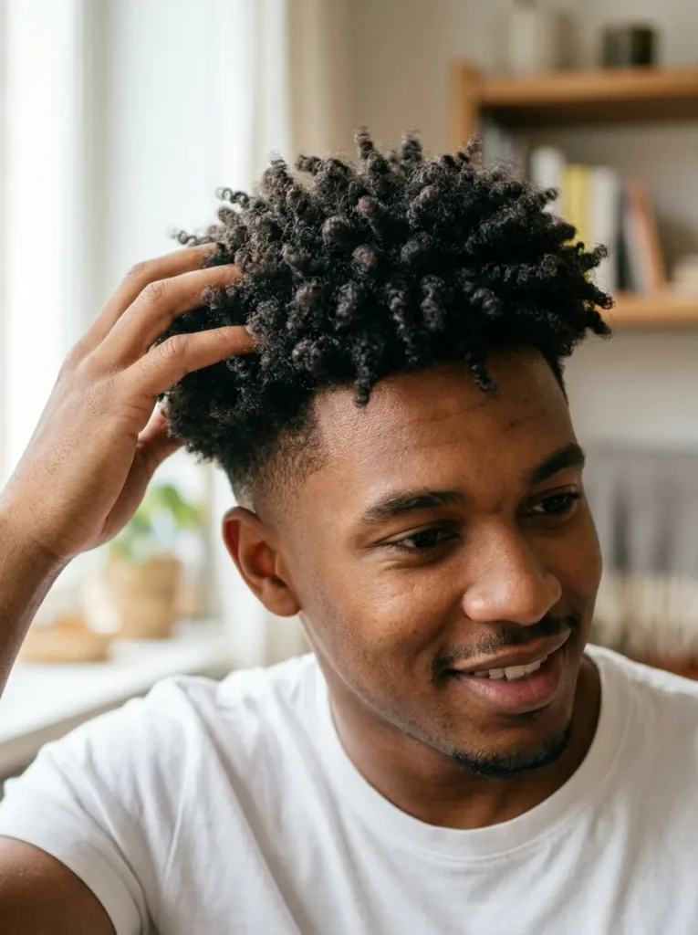 Textured Sponge Afro