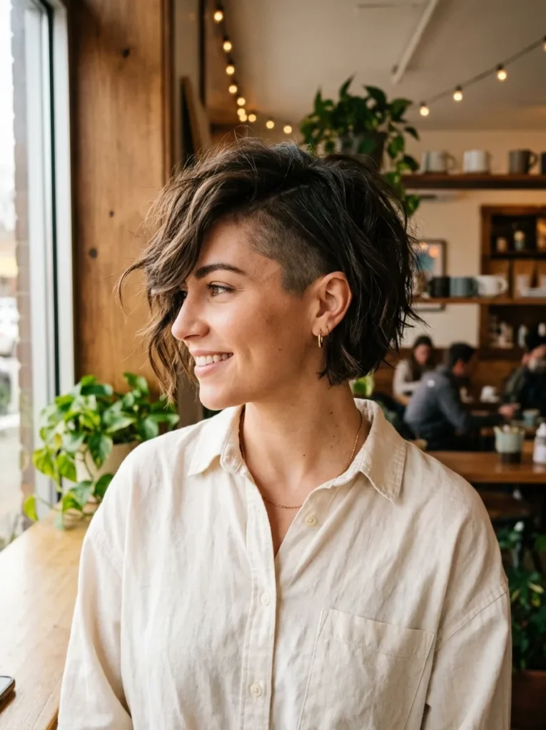 Textured Undercut Bob