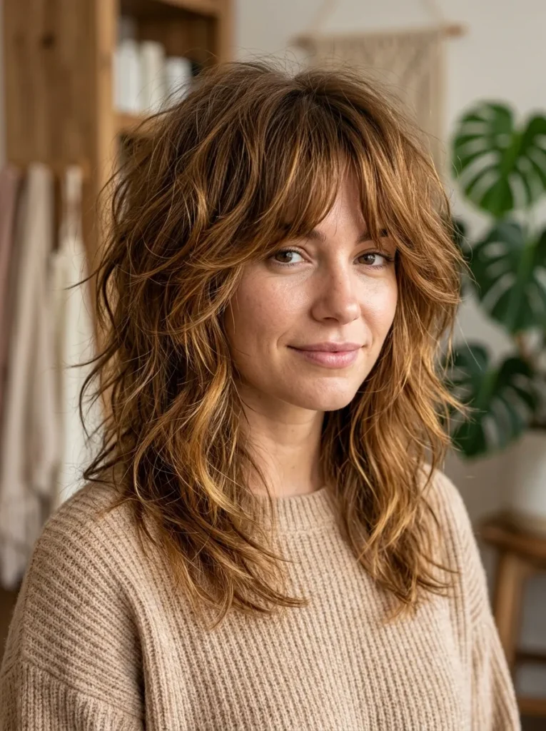 Tousled Collarbone Look