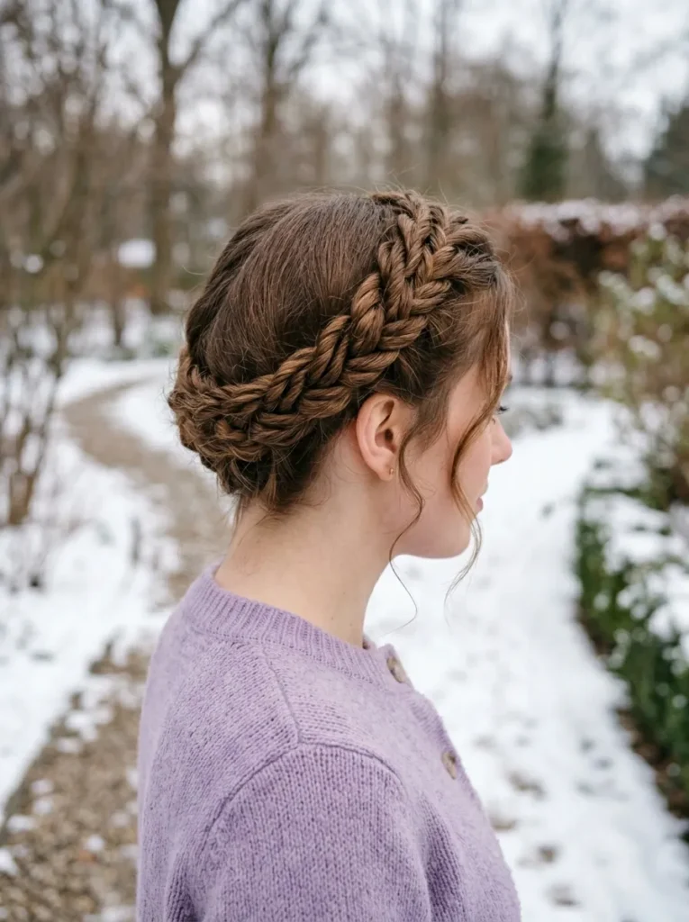 Twisted Crown Braid
