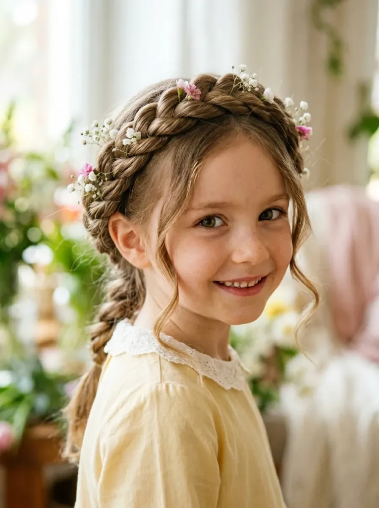 Twisted Crown Braids