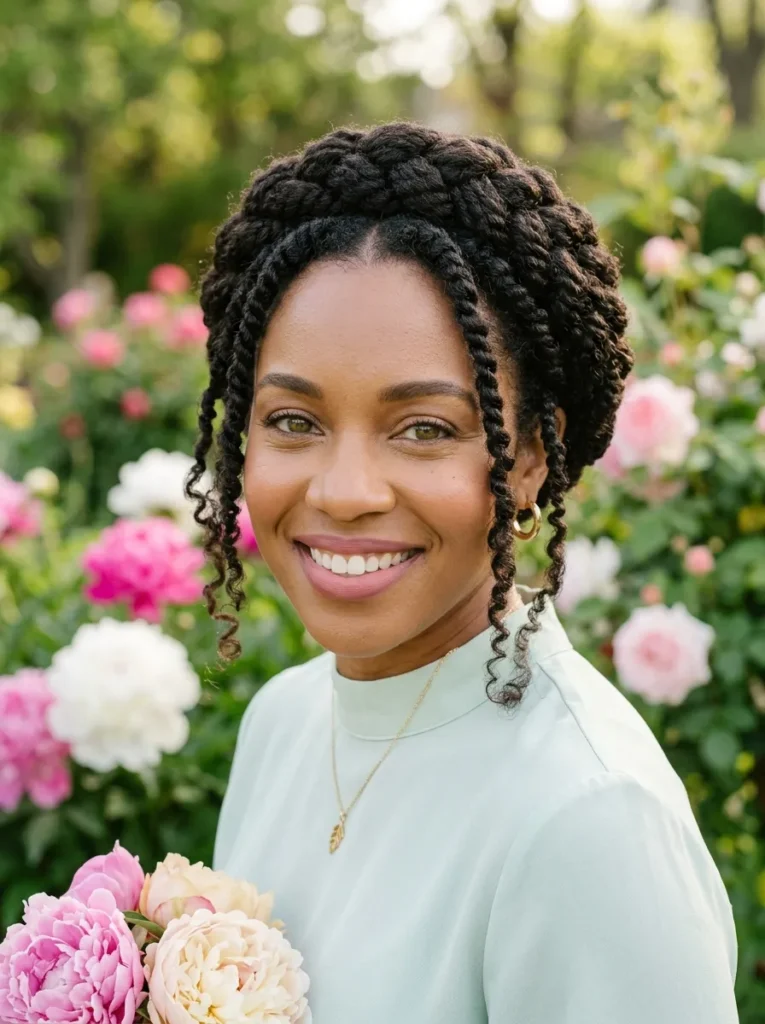 Twisted Crown Updo