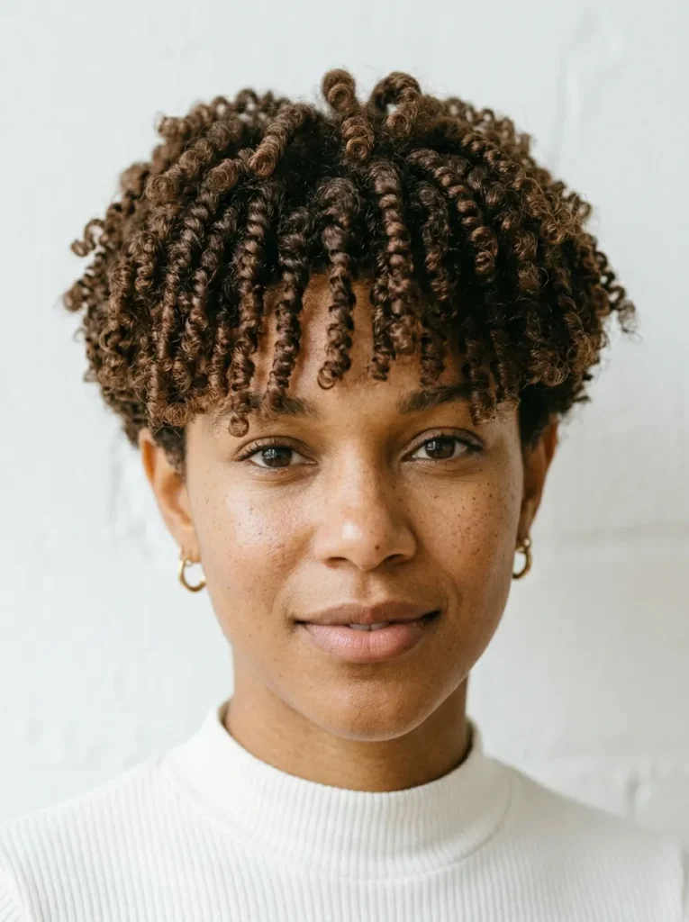 Twisted Curly Pixie