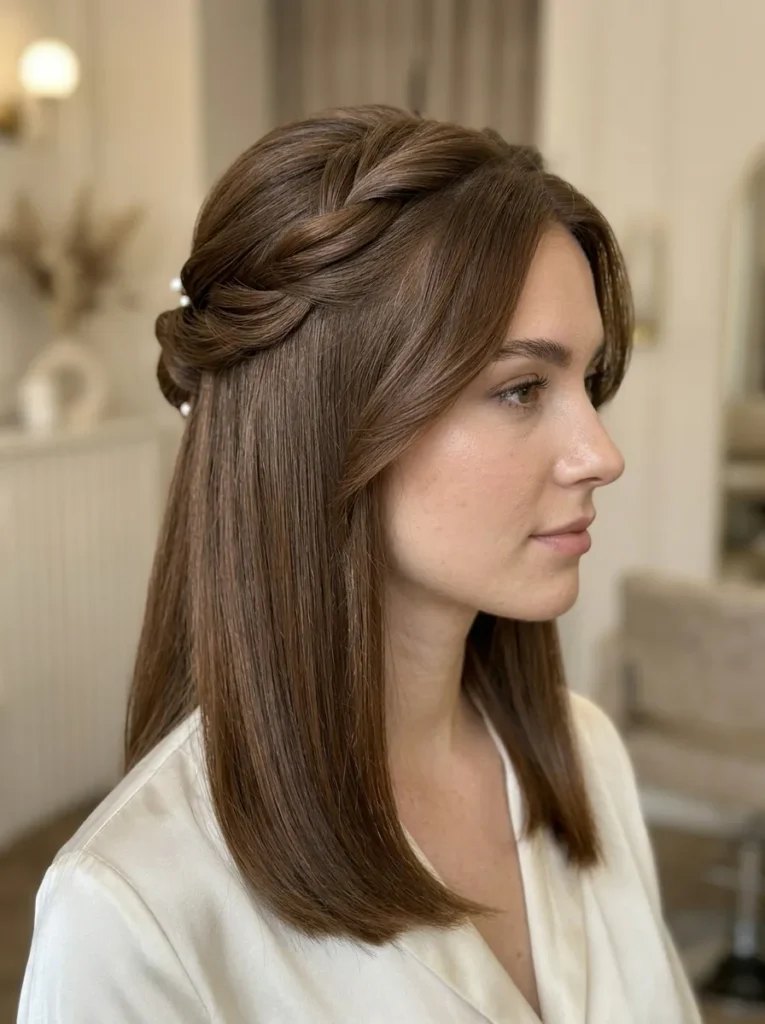 Twisted Half Up Half Down