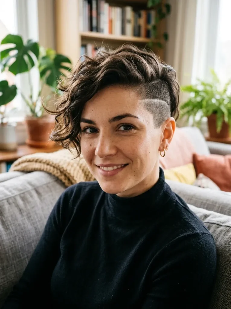 Undercut Wavy Crop