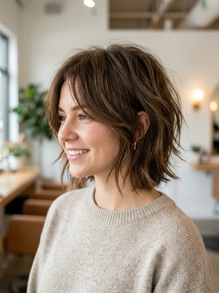 Undone Layered Wolf Bob