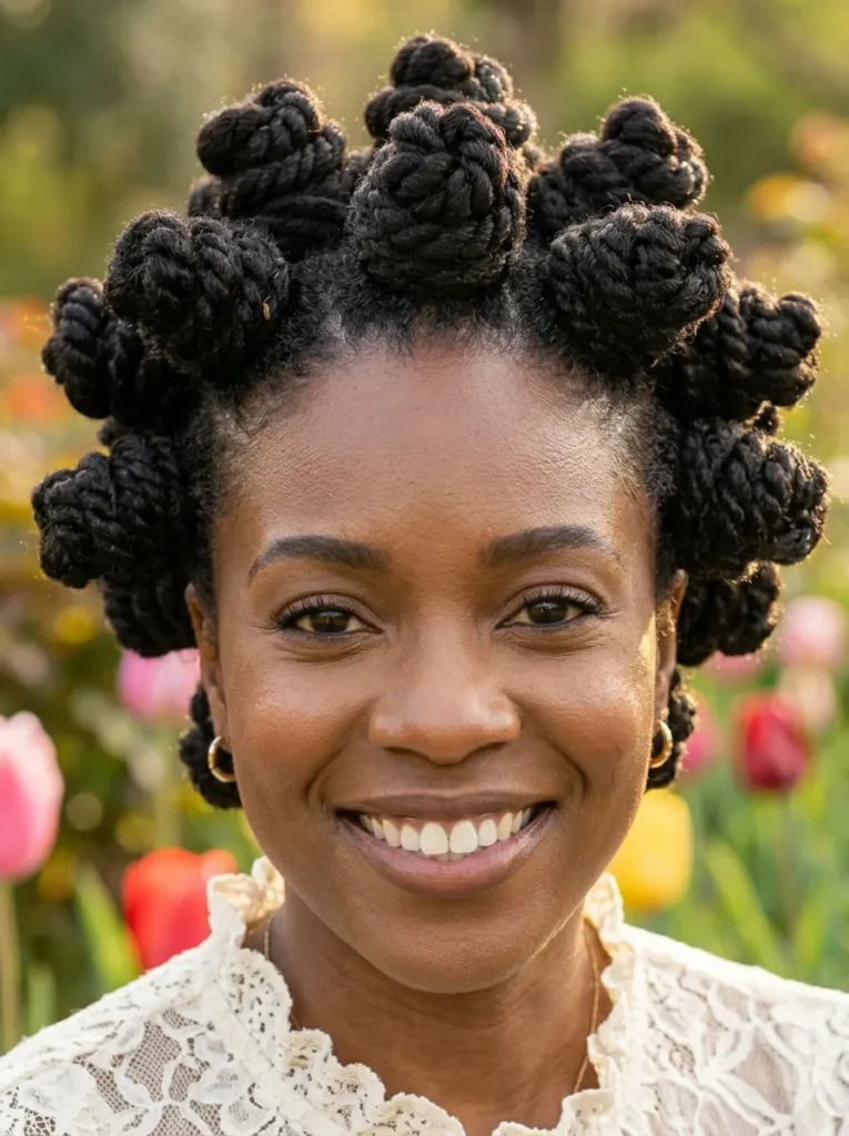 Voluminous Bantu Knots