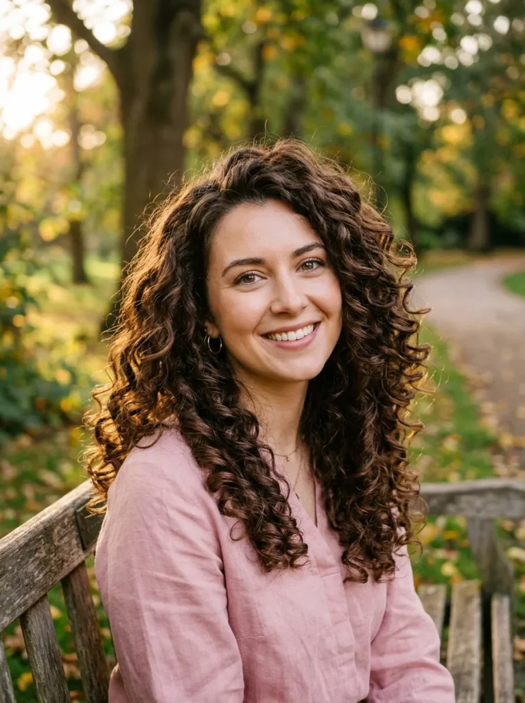 Voluminous Chocolate Curls