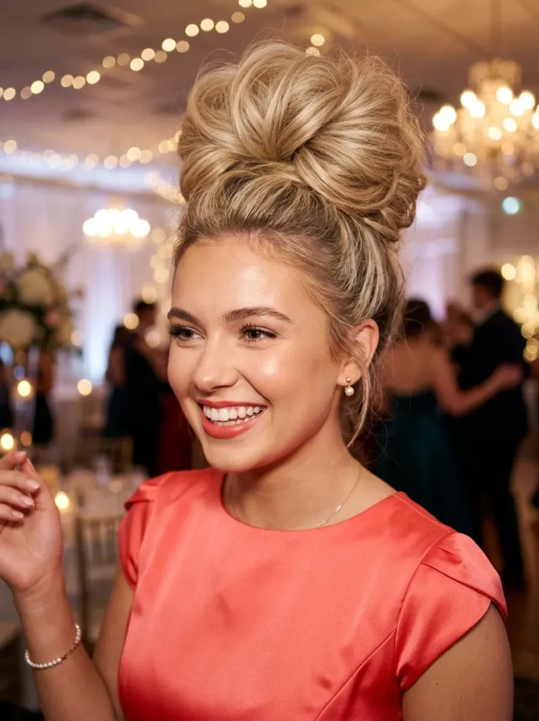Voluminous High Bun