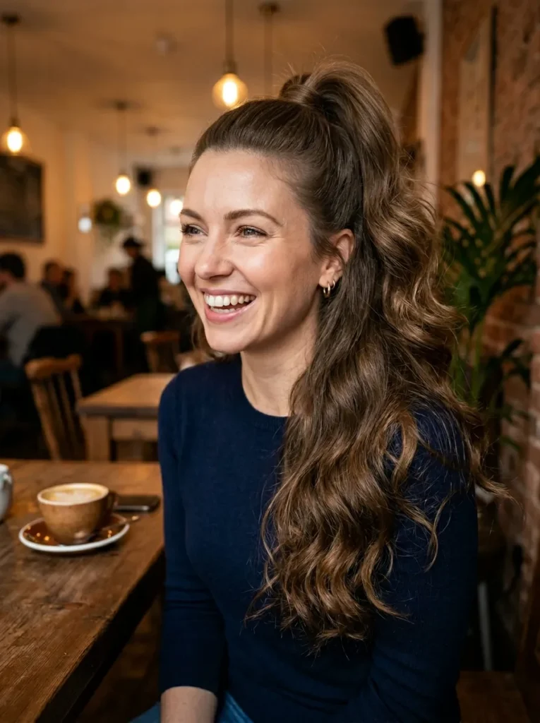 Voluminous High Ponytail