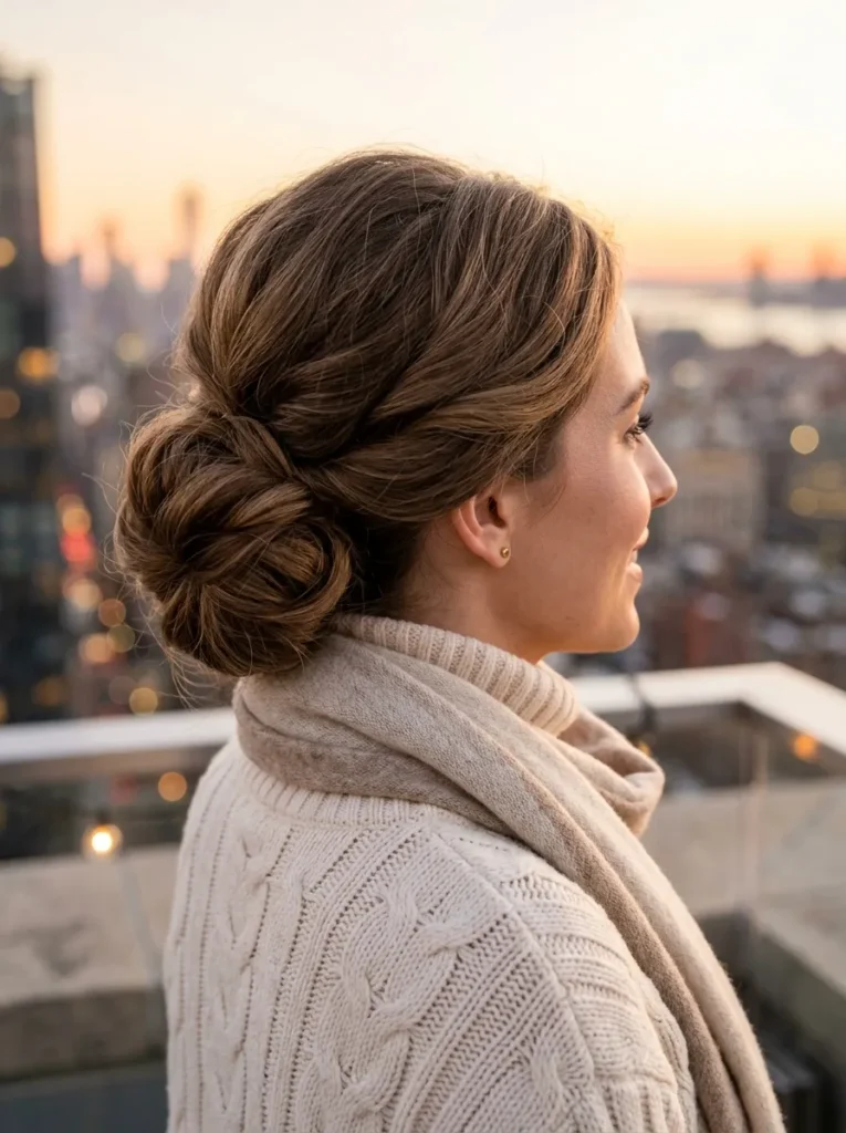 Voluminous Low Bun