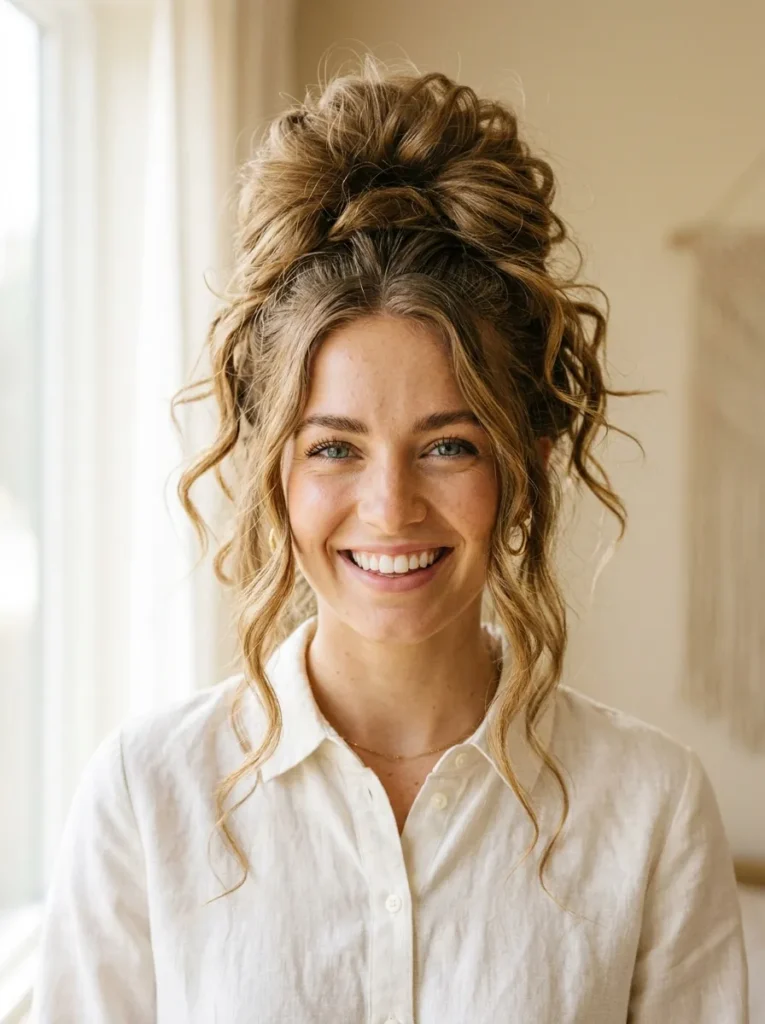 Voluminous Messy Bun