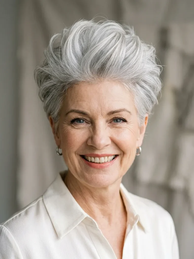 Voluminous Pixie Style