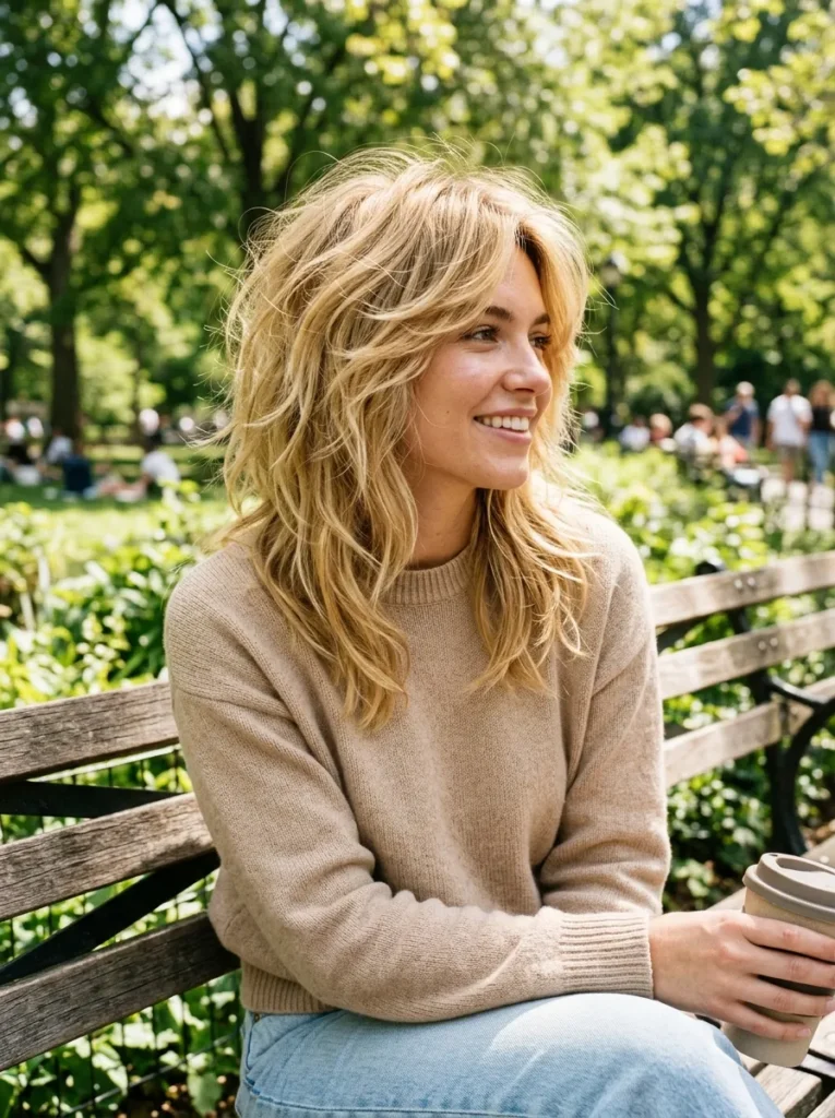 Voluminous Shaggy Wolf Cut