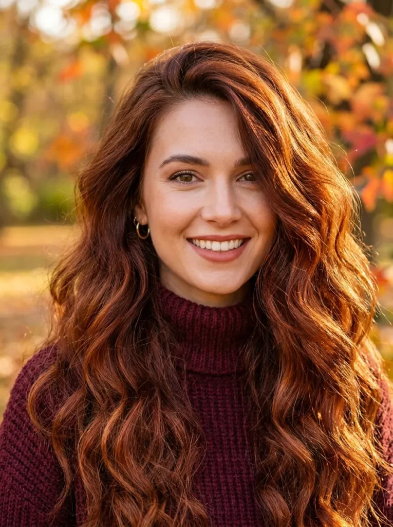 Warm Auburn Brunette