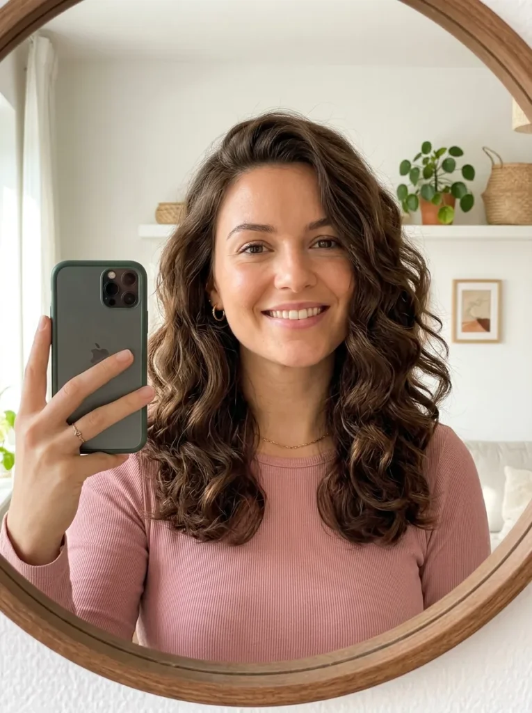 Wavy Chocolate Mid Length