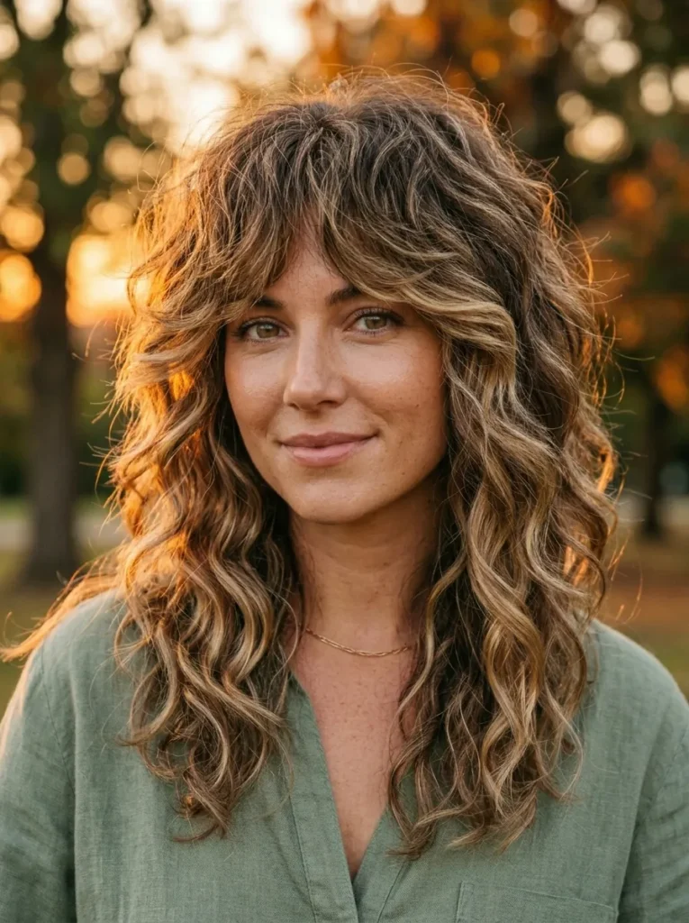 Wavy Dimensional Wolf Cut