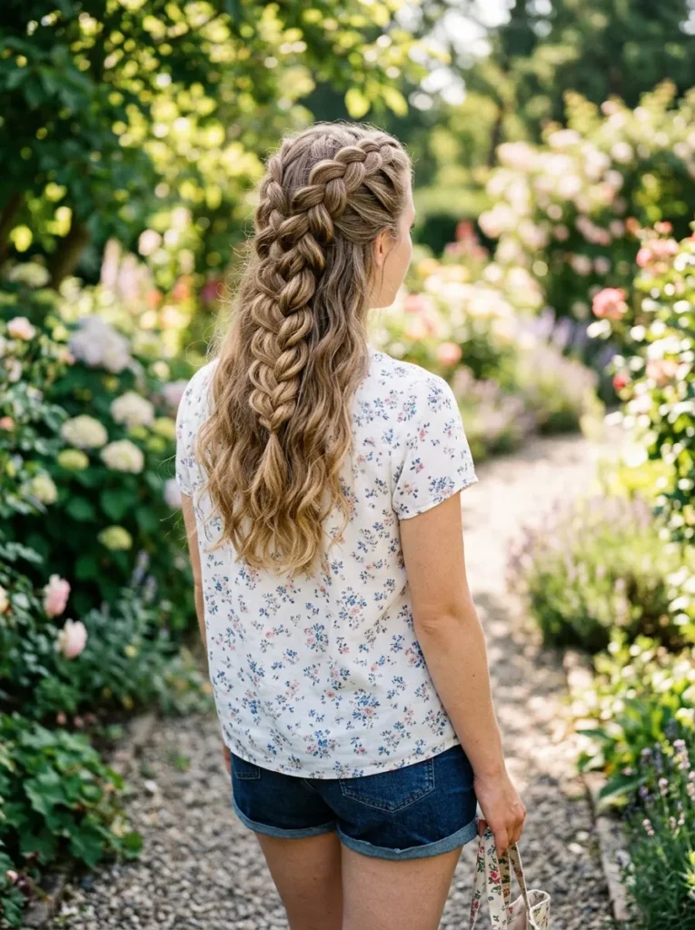 Wavy Dutch Braid