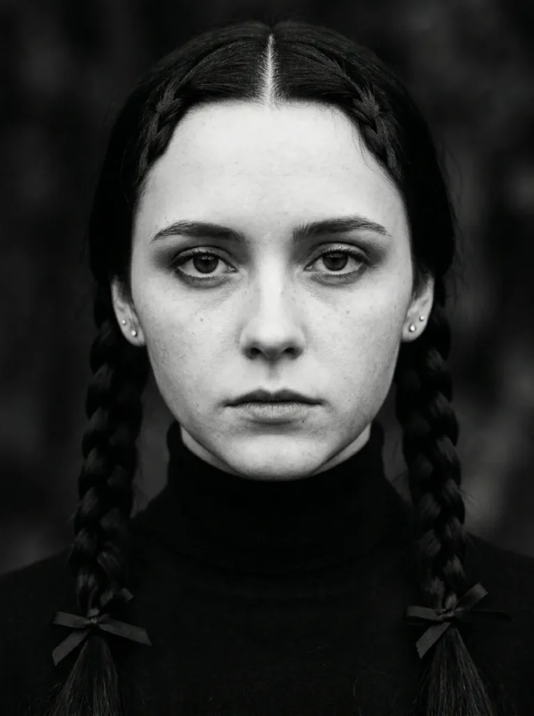 Wednesday Braided Pigtails