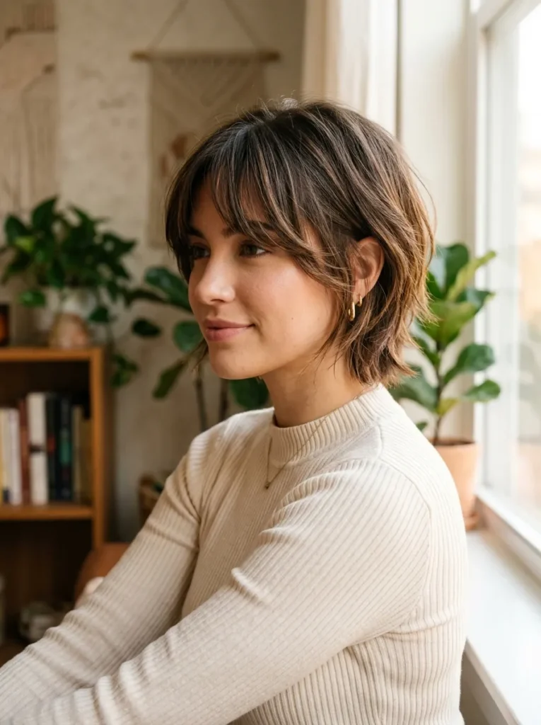 Wispy Curtain Wolf Cut