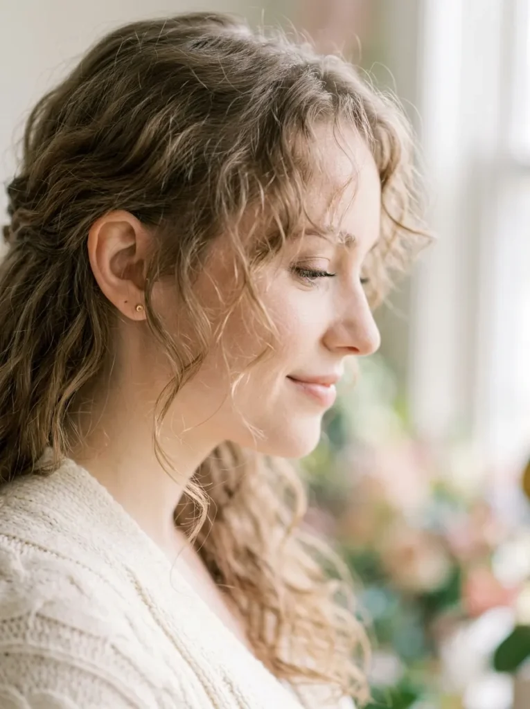 Wispy Face Framing Curls