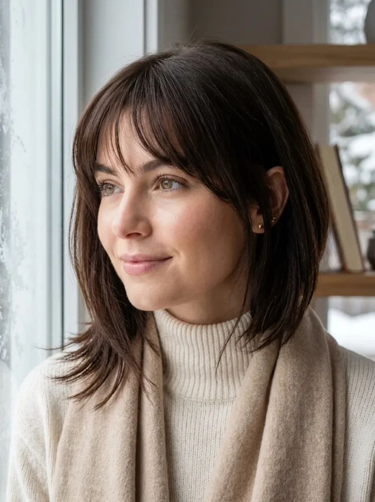 Wispy Fringe Bob