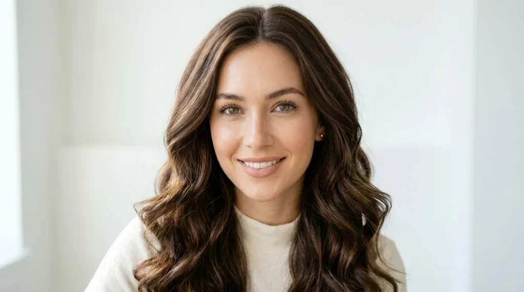 chocolate brown hair with dimension