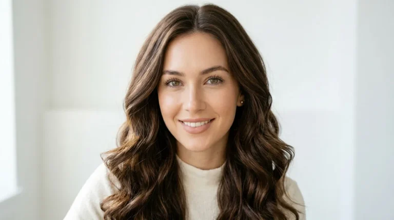 chocolate brown hair with dimension