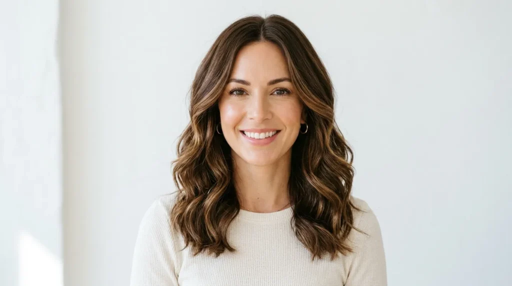 chocolate hair color with highlights