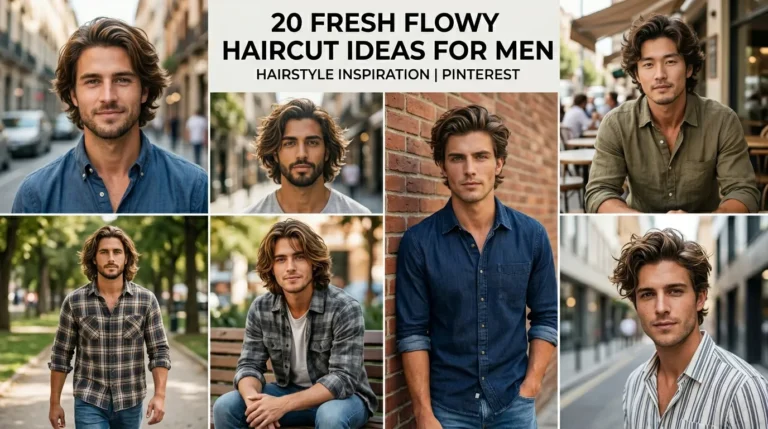 flowy haircut ideas for men
