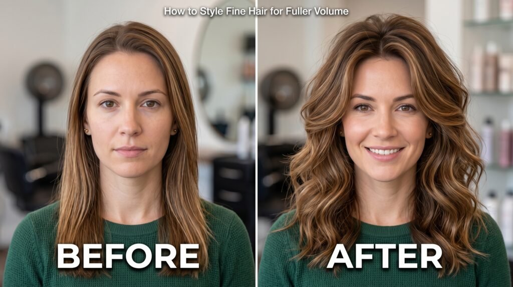 how to style fine hair