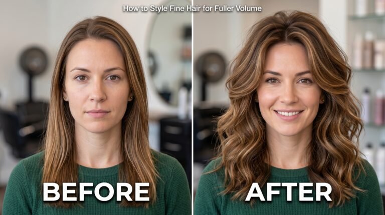 how to style fine hair