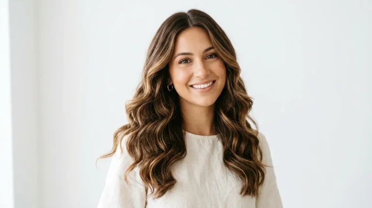 mocha hair color with highlights