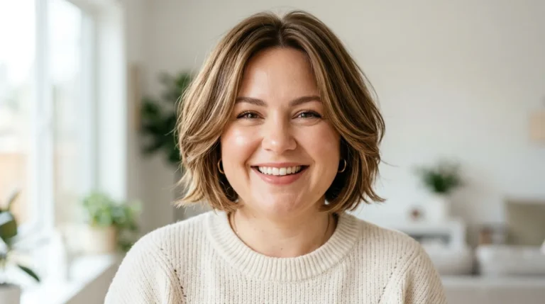 short haircuts for chubby face