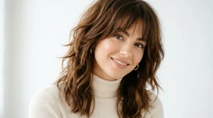 20 Trendy Wolf Cut with Bangs Looks That Are Blowing Up