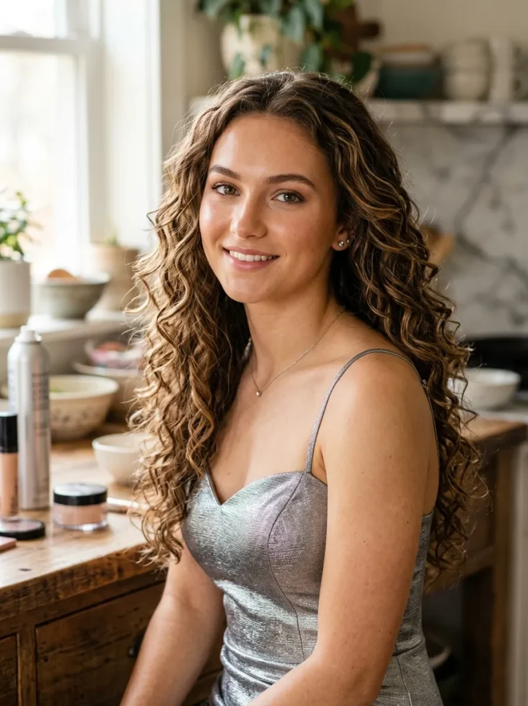 Airy Textured Curls