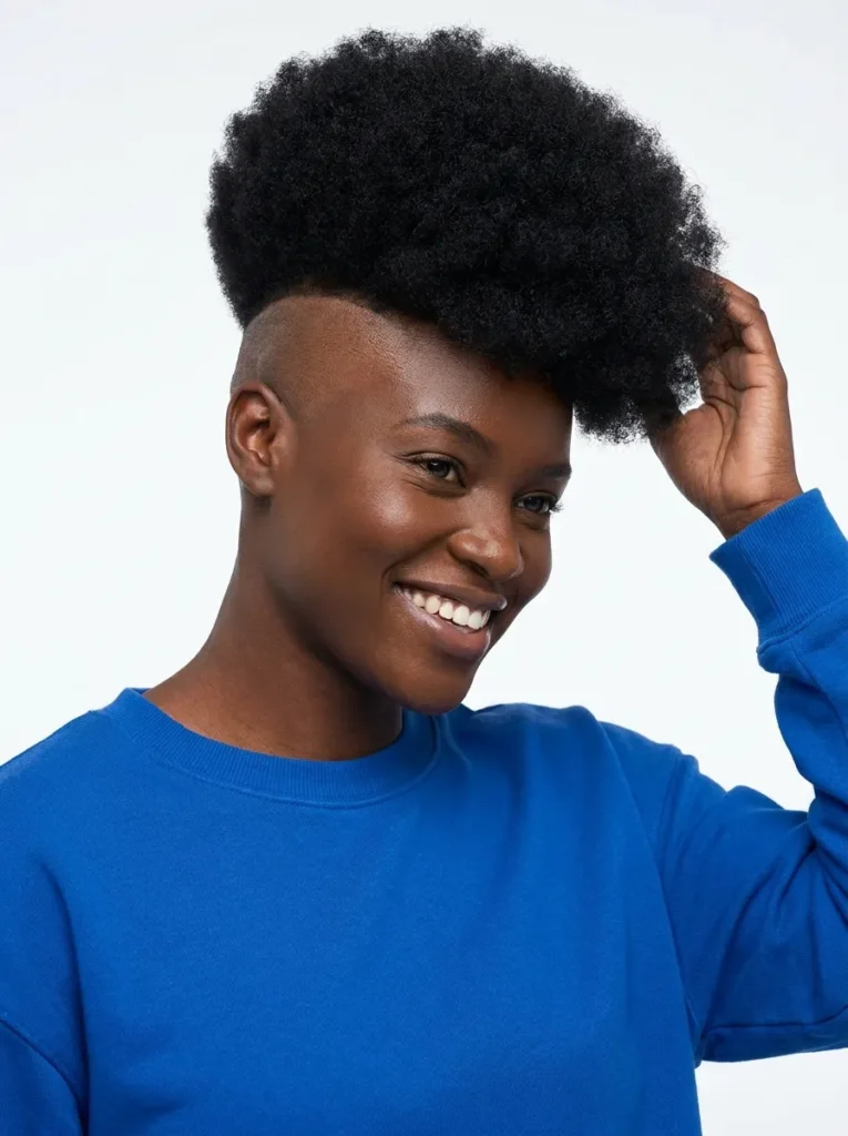 Bald Fade Afro