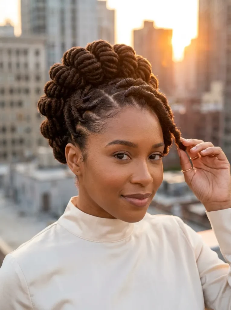 Barrel Twist Updo