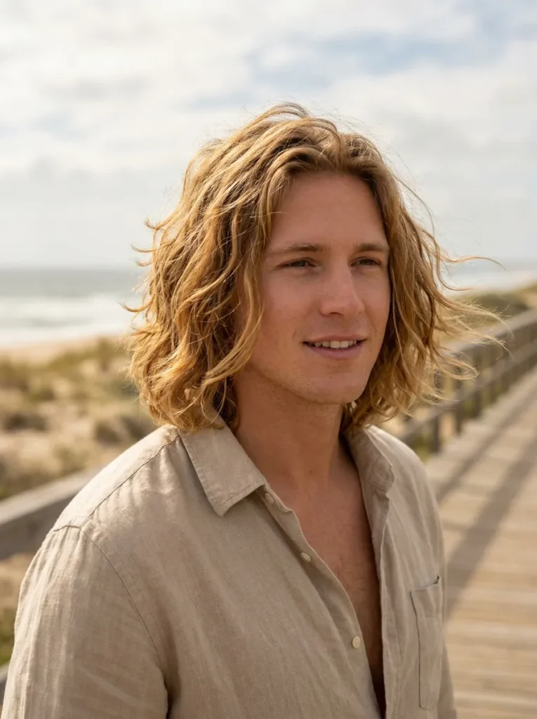 Beachy Textured Waves