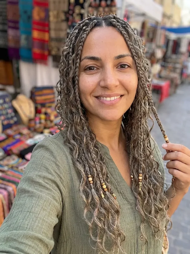 Beaded Boho Braids