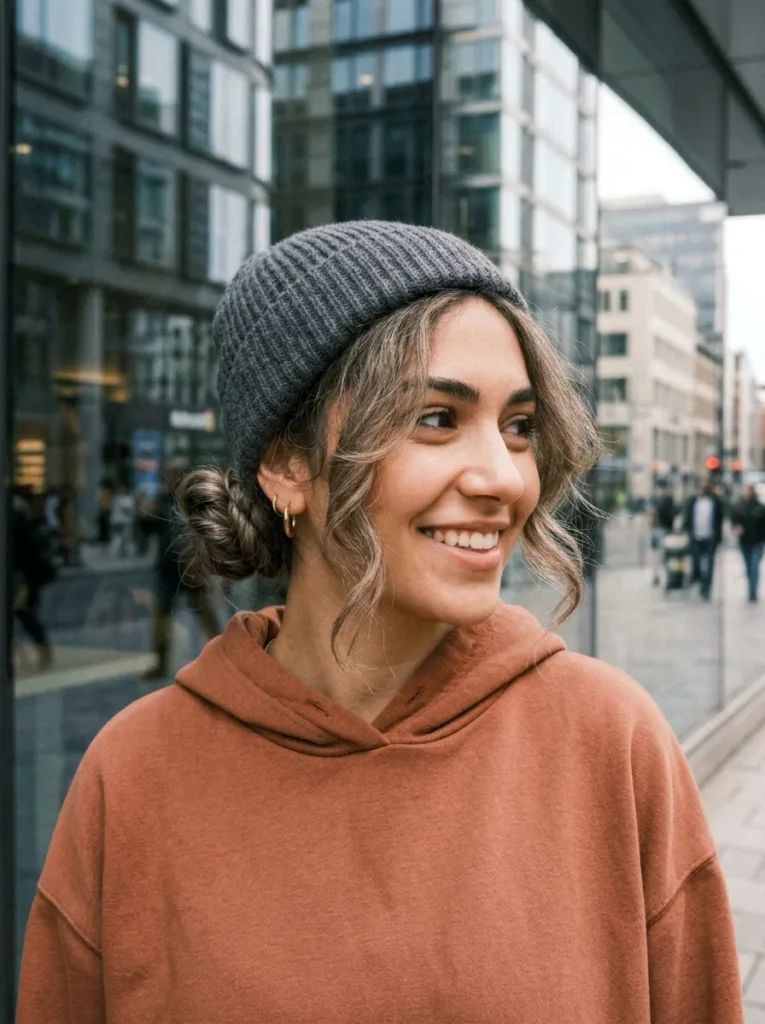 Beanie Space Buns
