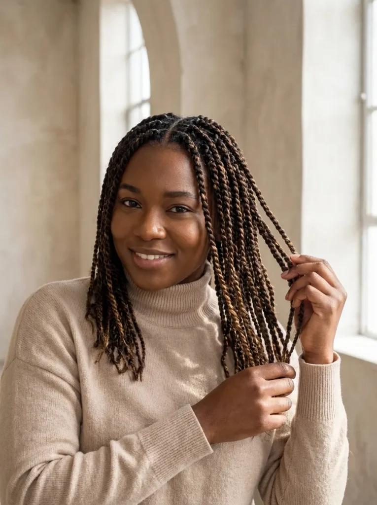 Blonde Accent Twists
