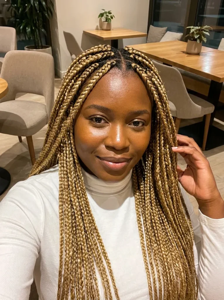 Blonde Box Braids