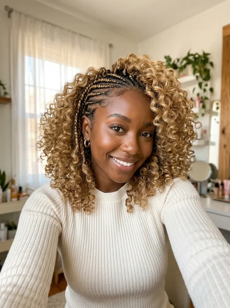 Blonde Curly Blend