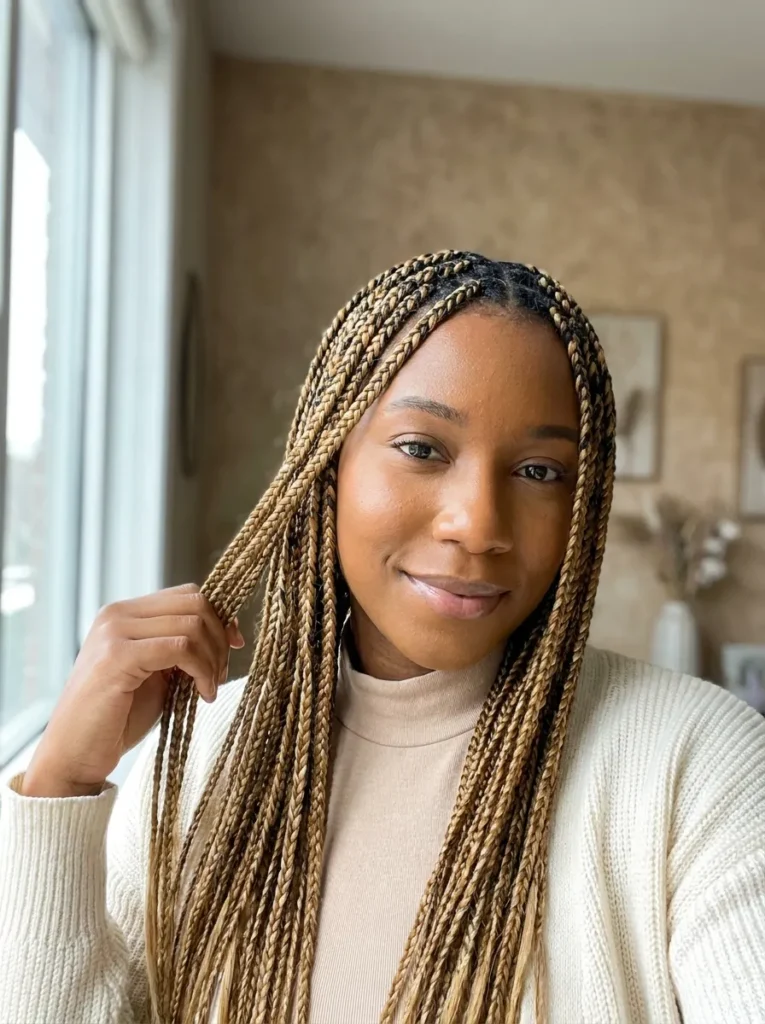 Blonde Mixed Braids