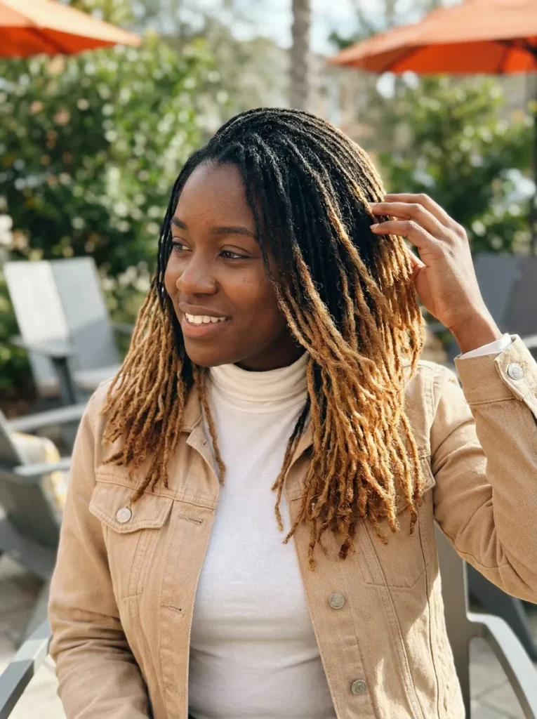 Blonde Tip Locs