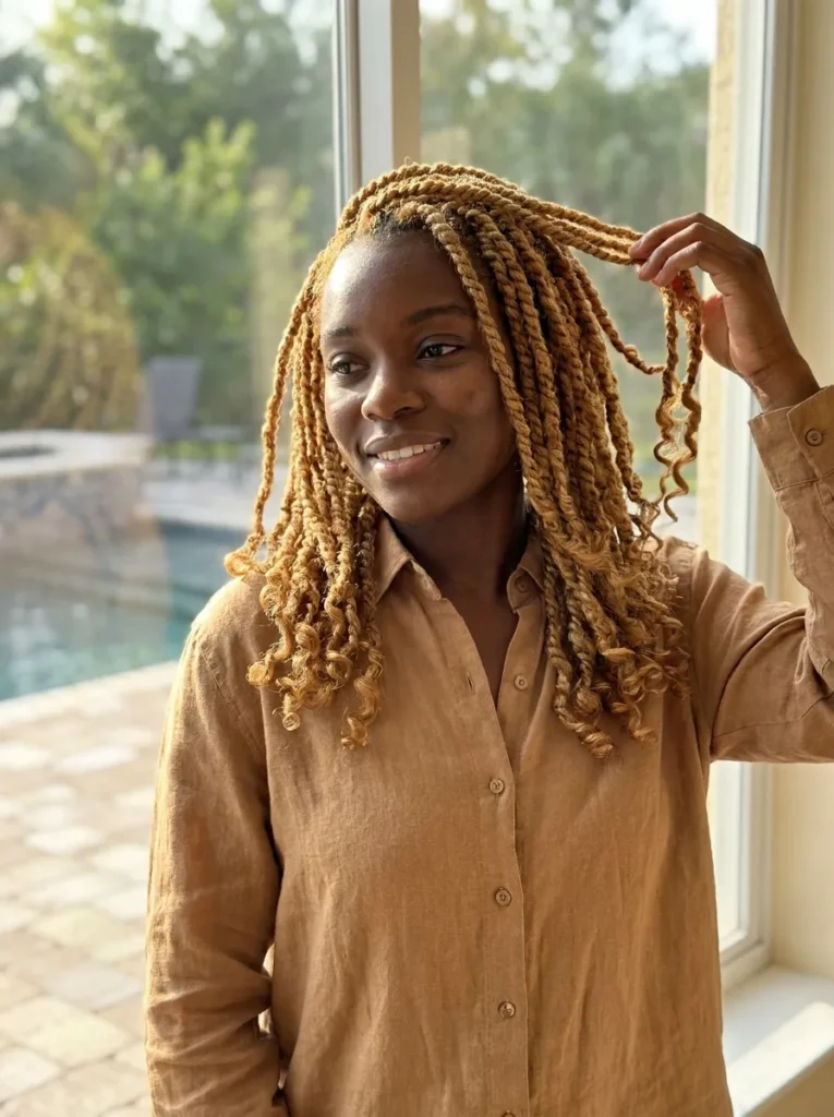 Blonde Twist Dreadlocs