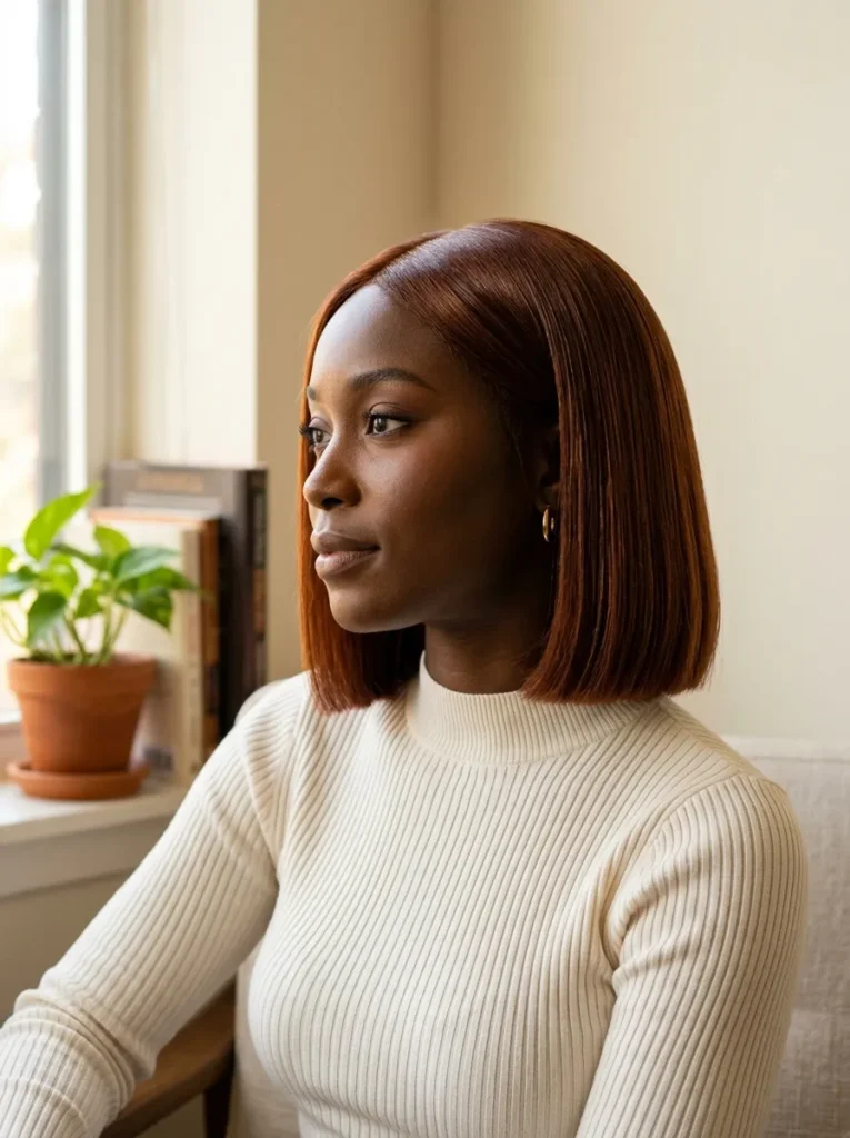 Blunt Straight Bob