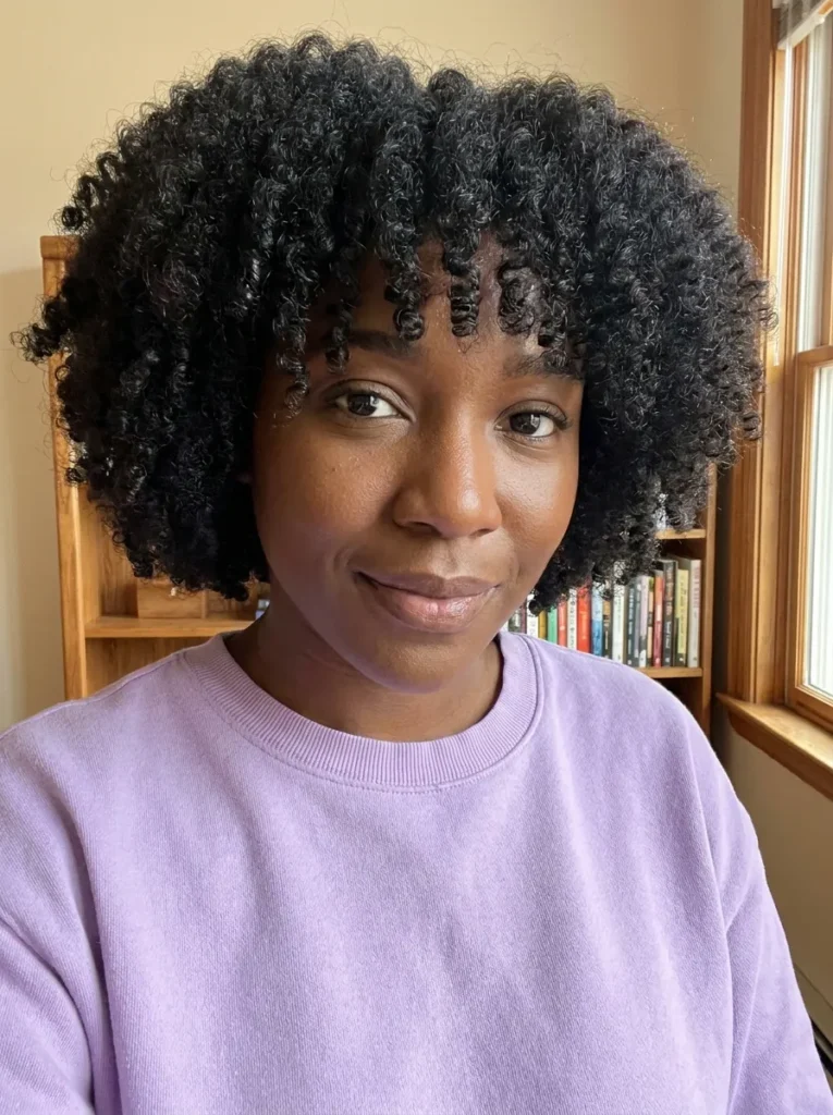 Bob With Curly Bangs